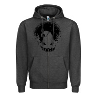 Charcoal Heather jacks nightmare Zipper Hoodie - artisFamous