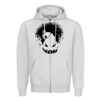 Dove Grey jacks nightmare Zipper Hoodie - artisFamous