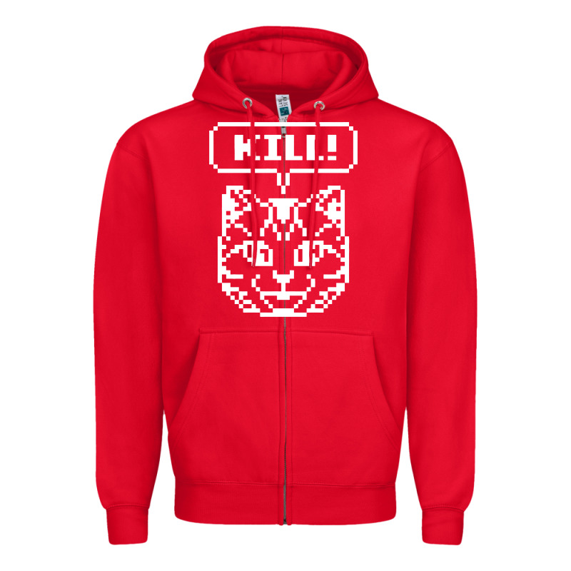 Kill No More Heroes Cat Zipper Hoodie by artisFamous | Teevron