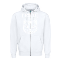 White kill no more heroes cat Zipper Hoodie - artisFamous