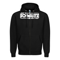 Black may the schwartz be with you Zipper Hoodie - artisFamous