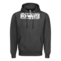 Charcoal Heather may the schwartz be with you Zipper Hoodie - artisFamous