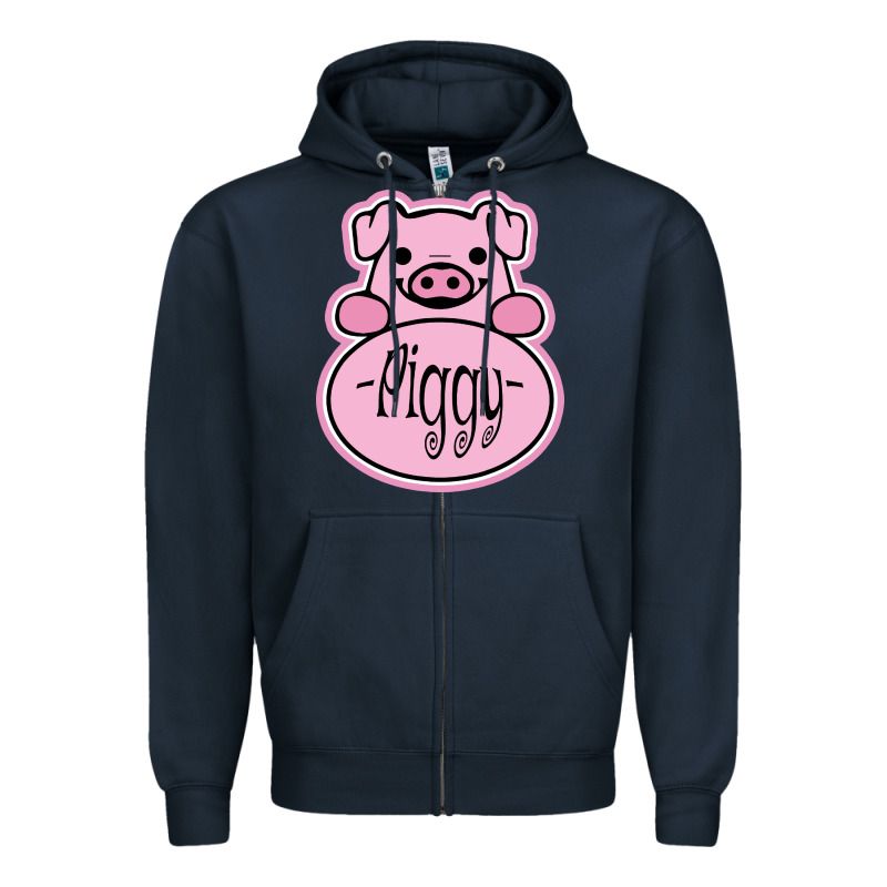 Pig Piggy Costume Zipper Hoodie by artisFamous | Teevron
