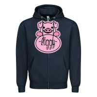 Navy pig piggy costume Zipper Hoodie - artisFamous
