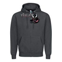 Smoke VENOM THE MOVIE Zipper Hoodie - artisFamous