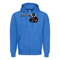 True Royal VENOM THE MOVIE Zipper Hoodie - artisFamous