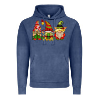 Vintage Denim Elf Gnomes Vintage Hoodie - CowhideDigitalArt