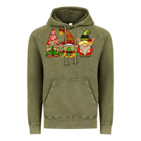 Vintage Olive Elf Gnomes Vintage Hoodie - CowhideDigitalArt