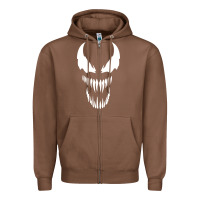 Chestnut VENOM THE MOVIE Zipper Hoodie - artisFamous
