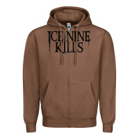Chestnut ICE NINE KILLS Zipper Hoodie - artisFamous
