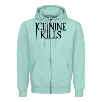 Seafoam ICE NINE KILLS Zipper Hoodie - artisFamous
