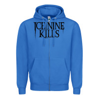 True Royal ICE NINE KILLS Zipper Hoodie - artisFamous