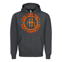 Smoke real cars dont shift themselves Zipper Hoodie - artisFamous