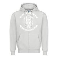 Dove Grey sons of anarchy Zipper Hoodie - artisFamous