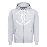 Heather Grey sons of anarchy Zipper Hoodie - artisFamous