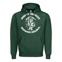 Sports Green sons of anarchy Zipper Hoodie - artisFamous