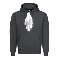 Smoke sheet ghost Zipper Hoodie - artisFamous