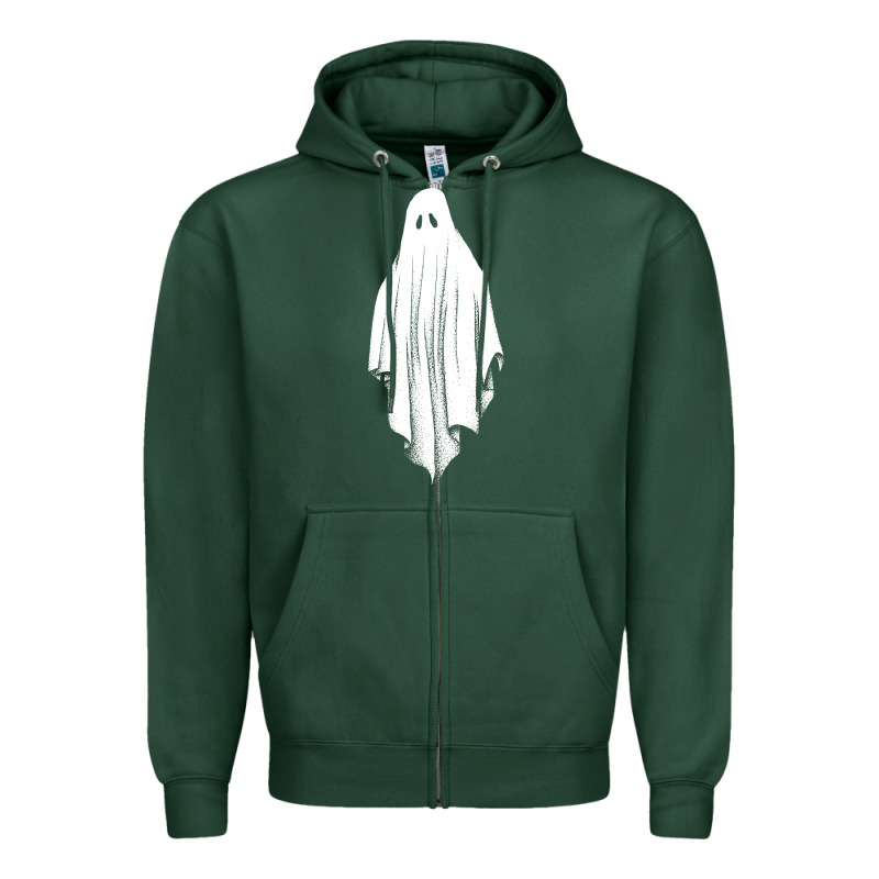 Sheet Ghost Zipper Hoodie by artisFamous | Teevron
