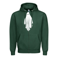 Sports Green sheet ghost Zipper Hoodie - artisFamous
