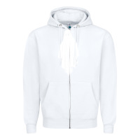 White sheet ghost Zipper Hoodie - artisFamous