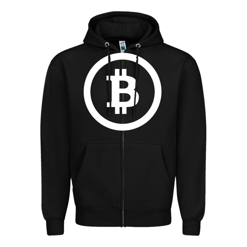 Bitcoin Zipper Hoodie by artisFamous | Teevron