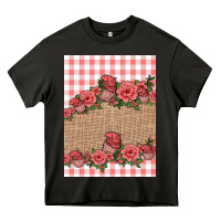 Asphalt valentines day burlap background Heavy Core Tee - Jasminsmagicworld