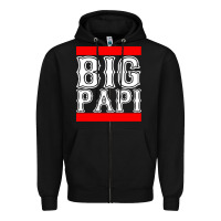 Black big papi Zipper Hoodie - artisFamous