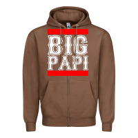 Chestnut big papi Zipper Hoodie - artisFamous