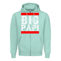 Seafoam big papi Zipper Hoodie - artisFamous