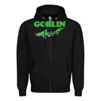 Black goblin shark t shirt   i love goblin shark shirt ugly animal Zipper Hoodie - artisFamous