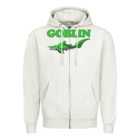 Oatmeal Heather goblin shark t shirt   i love goblin shark shirt ugly animal Zipper Hoodie - artisFamous