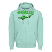 Seafoam goblin shark t shirt   i love goblin shark shirt ugly animal Zipper Hoodie - artisFamous