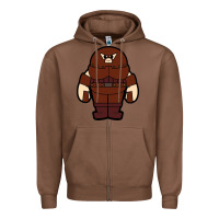 Chestnut juggernaut chibi Zipper Hoodie - artisFamous