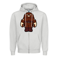 Dove Grey juggernaut chibi Zipper Hoodie - artisFamous