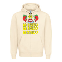 Sandshell mr krabs love money Zipper Hoodie - artisFamous