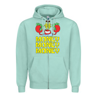 Seafoam mr krabs love money Zipper Hoodie - artisFamous