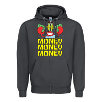 Smoke mr krabs love money Zipper Hoodie - artisFamous