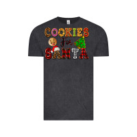 Vintage Black cookies for santa Vintage Tee - FaDigitalArtStudio
