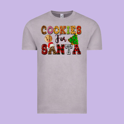 Cookies For Santa Vintage Tee Designed By Fadigitalartstudio