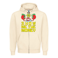 Sandshell mr krabs show me the money Zipper Hoodie - artisFamous