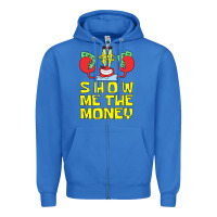 True Royal mr krabs show me the money Zipper Hoodie - artisFamous
