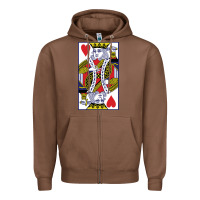 Chestnut king of hearts Zipper Hoodie - artisFamous