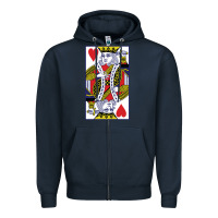 King Of Hearts Zipper Hoodie | Teevron