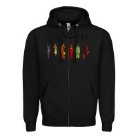 Black GENESIS Zipper Hoodie - artisFamous