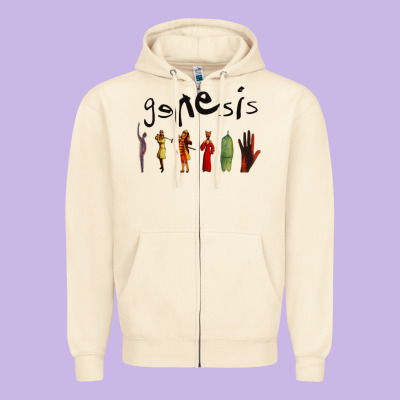 Genesis Zipper Hoodie Designed By Artisfamous