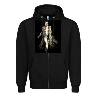 Black adam lambert 01 Zipper Hoodie - artisFamous