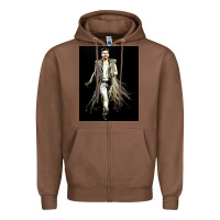 Chestnut adam lambert 01 Zipper Hoodie - artisFamous
