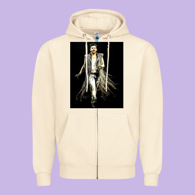 Adam Lambert 01 Zipper Hoodie Designed By Artisfamous