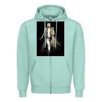 Seafoam adam lambert 01 Zipper Hoodie - artisFamous