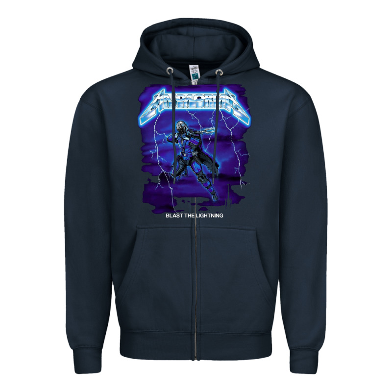 Blast The Lightning Zipper Hoodie by artisFamous | Teevron
